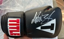 Andy Ruiz Signed Title Boxing Glove