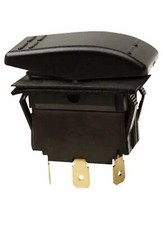 Seachoice Non Illuminated Mom/On/Off/Mom On Rocker Switch Black 10941 24-6430