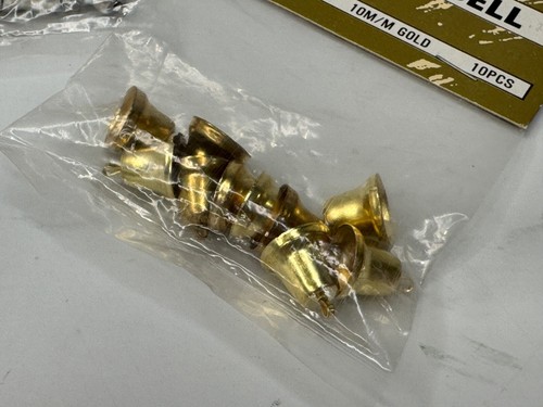 Vintage Liberty Bell Charms Crafts Gold and Silver - Picture 2 of 7
