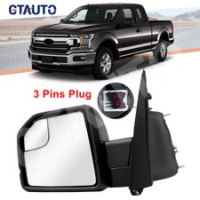 Driver Left Side Door Mirror Power Glass Manu...