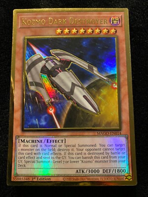 Kozmo Dark Destroyer NM MAGO 1st Maximum Gold Yugioh