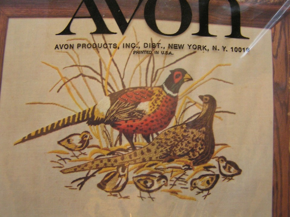 Kit De Broderie Crewel Avon Needlecraft - Faisans Sauvages - Neuf
