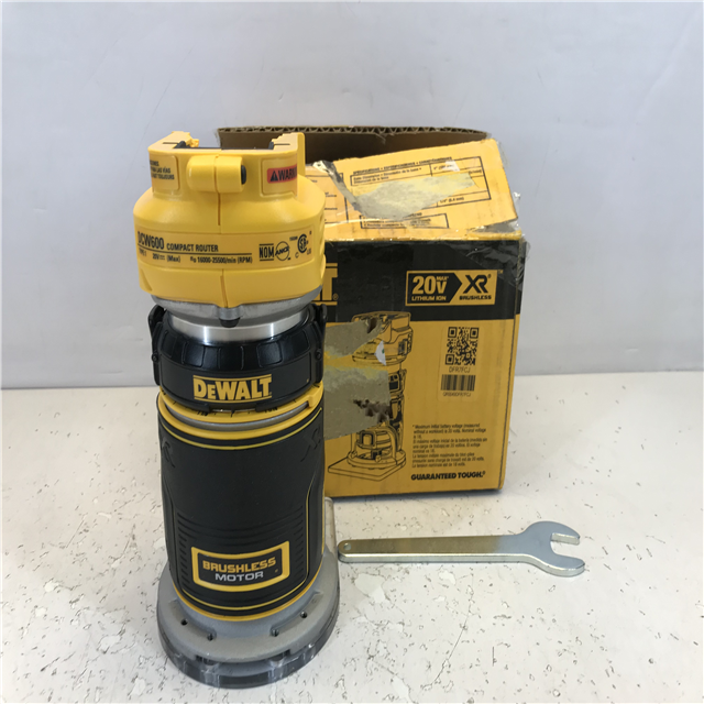 DEWALT DCW600B 20V MAX XR Cordless Compact Router - Tool Only for sale 