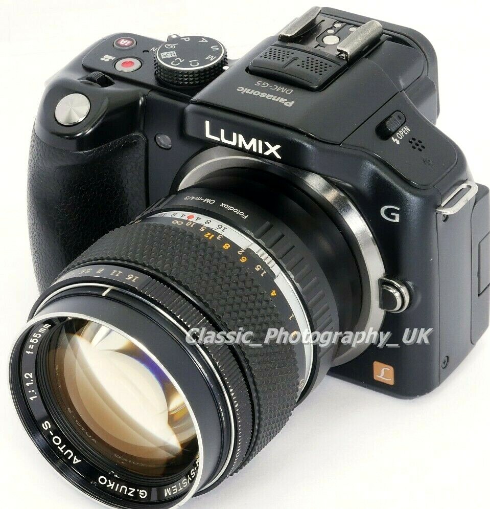 Olympus OM-System G.ZUIKO Auto-S 1:1.2 f=55mm the Fastest