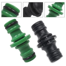 Convenient Black Garden Hose Connector Joiner Coupler for Efficient Watering