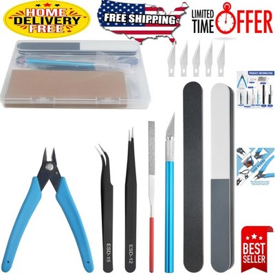 High-Quality 8-Piece Hobby Tools Kit for Cars, Robots & Models - Portable Set