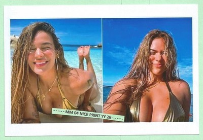 Found 4X6 Photo of a Beautiful Young Sexy Entertainer & Singer KAROL G