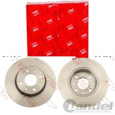 2X TRW BREMSSCHEIBEN 251mm VOLL HINTEN PASSEND FÜR ALFA ROMEO MITO | DF6347
