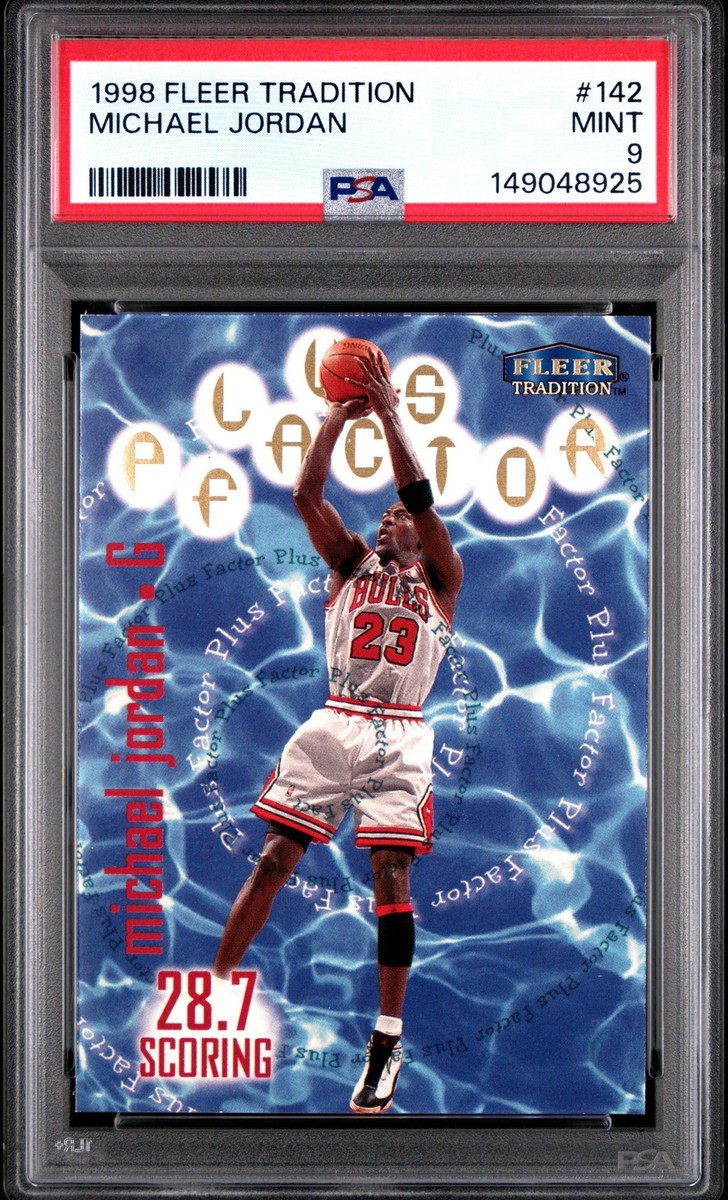 1998 FLEER TRADITION #142 MICHAEL JORDAN PSA 9 | eBay