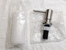 Moen Spot resistant Stainless Soap Dispenser 171172MSRS, Top Fill, Bottle &Straw