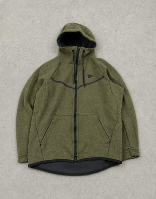 Nike Tech Jacke Größe S Khaki Trackjacket TN Cortez Vintage Y2K Casual Drip Retr