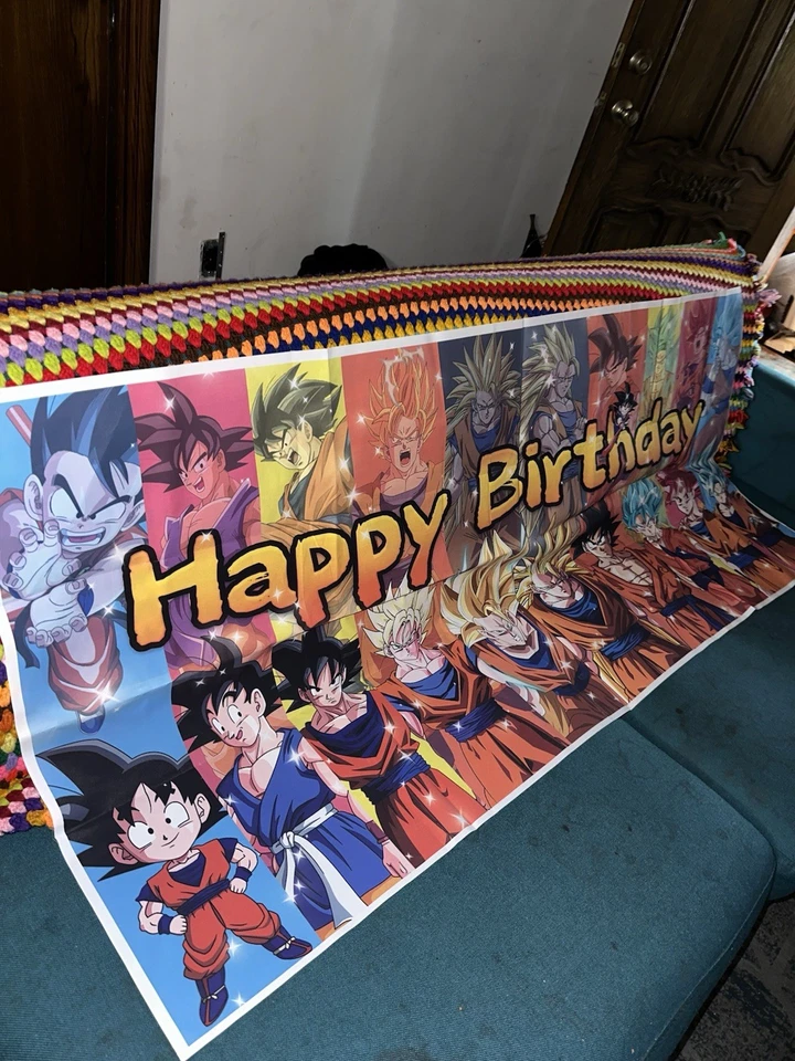 Баннер с днем рождения Dragon Ball Z - Изображение 2 из 4
