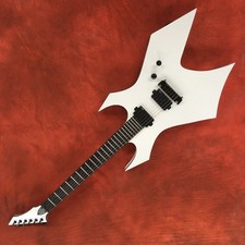 White Warlock Electric Guitar Tremolo Bridge Rosewood Fretboard Fast Delivery