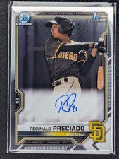 2021 Bowman Chrome Autograph Reginald Preciado #CPA-RPR San Diego Padres