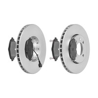 f.becker_line Bremsscheiben Ø256MM + BremsbelÄGe Vorne FÜR VW Up! Load UP Skoda