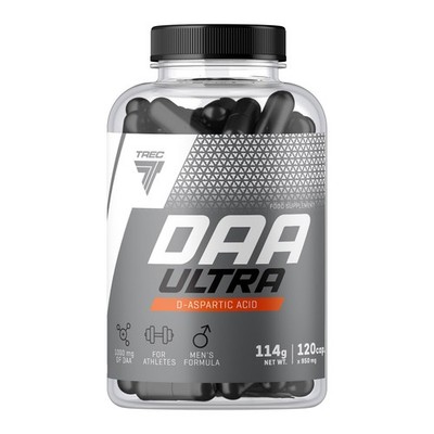 DAA ULTRA for Men - 120 Capsules - D-aspartic - Testo Booster Muscle Mass Libido