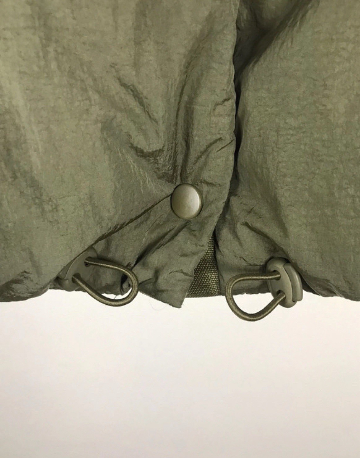 Zara Olive Green/Khaki High Neck Puffer Jacket Coat Size EUR XS image 3