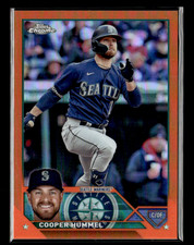 Cooper Hummel 2023 Topps Chrome Update Orange Refractor 11/25 #USC120
