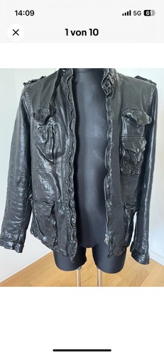 Giacca di pelle di bufalo Neil Barrett XL NP €2490 come nuova!