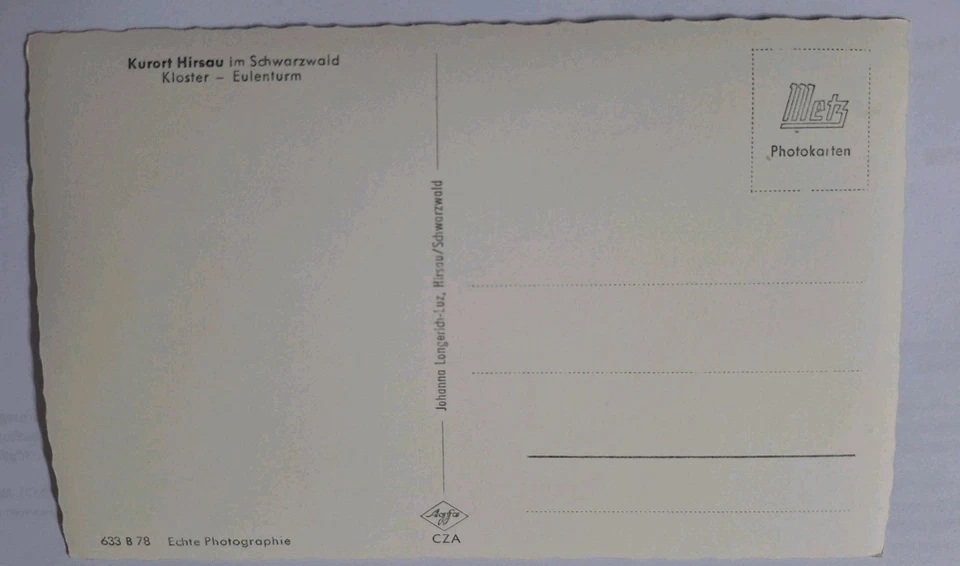 AK Hirsau Kloster Eulenturm - Bild 2 von 2