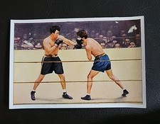 1932 SANELLA JACK SHARKEY MAX SCHMELING BOXING CARD NM