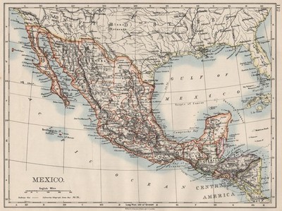 MEXICO. Greater Central America Republic-1895 Amapala treaty. JOHNSTON 1900