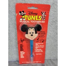 Disney Tunes Musical Toothbrush Mickey Mouse Press Nose Play Music - Not Working