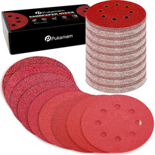 170 Pcs 5 Inch Sanding Discs 40 60 80 120 180 240 320 400 600 Grit 8 Hole Hoo... 0.19 per gallon
