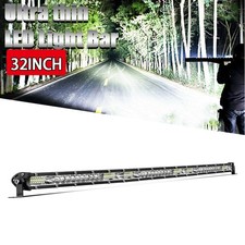 Curved 7-52 Led Work Light Bar Combo Spot Flood Offroad Driving Truck Fog Lamp