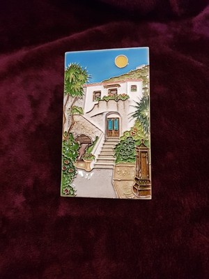 Creazioni Luciano, Italien ~ handbemalte italienische Keramik Wandrelief/Fliese