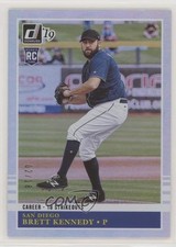 2019 Panini Donruss Retro 1985 Career Stat Line 2/18 Brett Kennedy #247 2p7