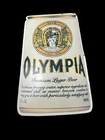 Olympia Beer Can Cardboard Store Sign USA Large Vintage 9.5" x 16" Breweriana