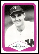 1975 Sheraton Great Plains Greats - #28 Dutch Leonard Washington Senators