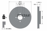 2X Textar Bremsscheibe 92278203 FüR Suzuki