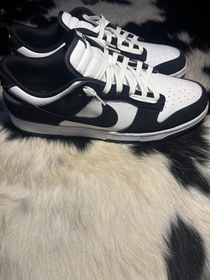Men s Size 13 Black and White Nike Dunk Low Retro Style