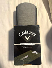 Callaway Deluxe Putting Mat 14in x 8ft Green Indoor Portable CT28011