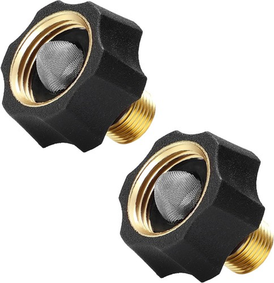 #ad #ad Water Inlet Fitting for Pressure Washer 3 4quot; Female to 3 8quot; Male Short Gold $20.41