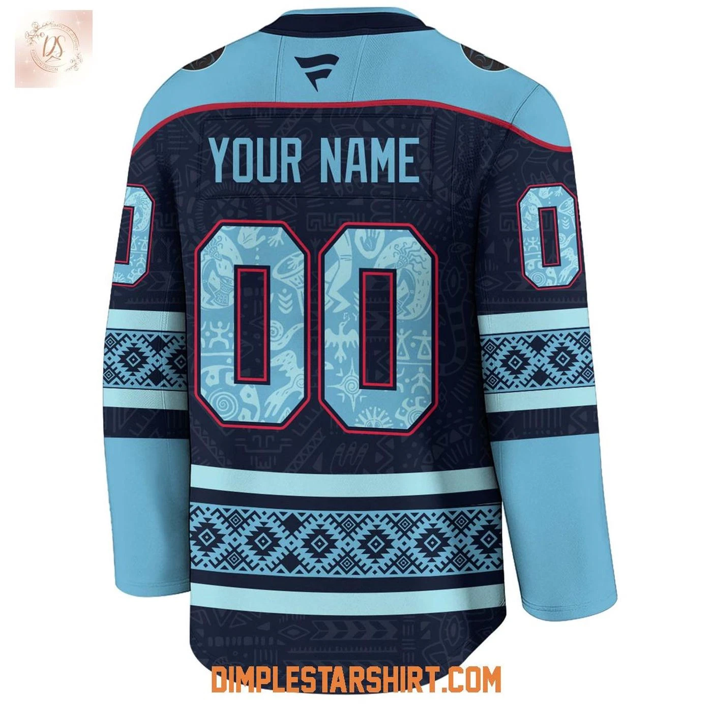 Personalized Seattle Kraken Indigenous Peoples’ Heritage Hockey Shirt Men's