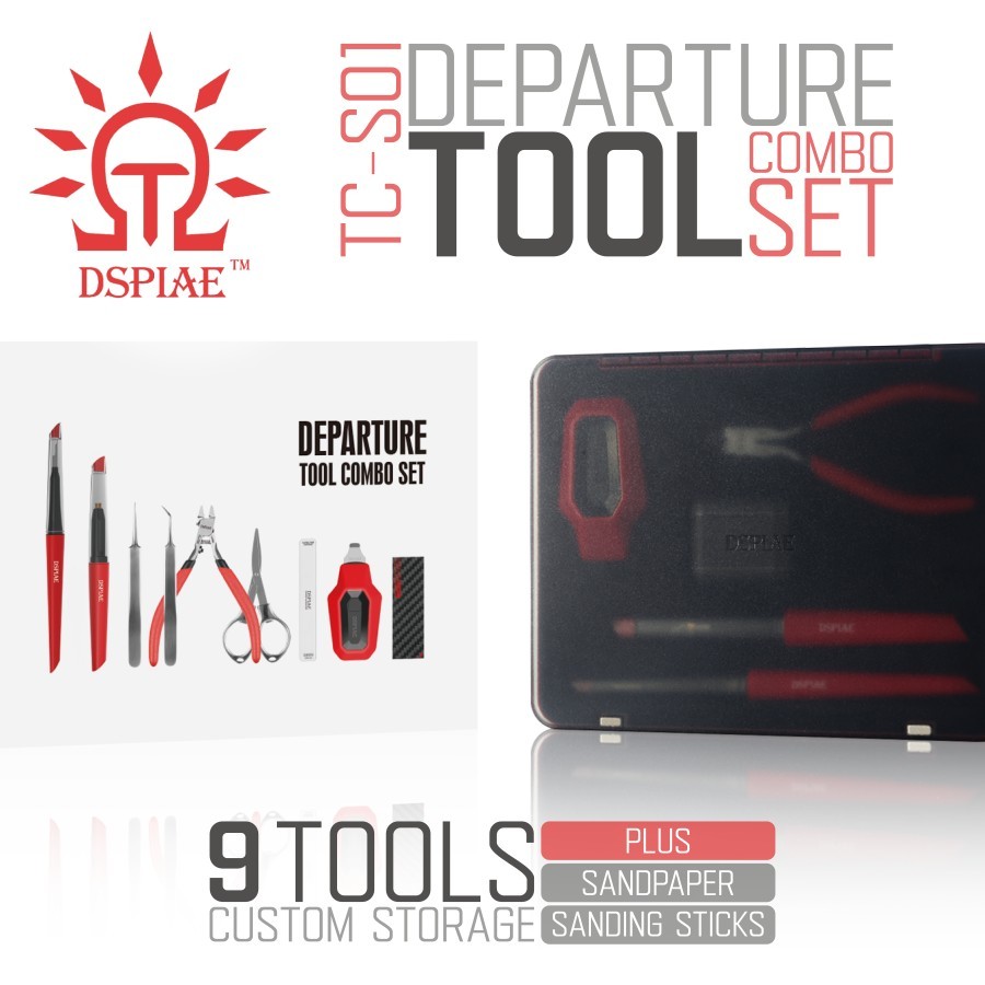 DSPIAE: DEPARTURE Tool Combo Set - TC-S01 - 9 Tools & Custom