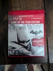 Batman Arkham City PS3 Sony Playstation 3 Game of The Year Edition - Complete