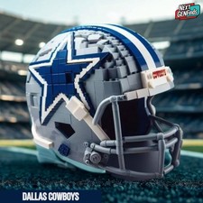 Football Team Helmet Building Blocks Model Sports Fan Gift Collection Football Team Helmet Building Blocks Model Sports Fan Gift Collection