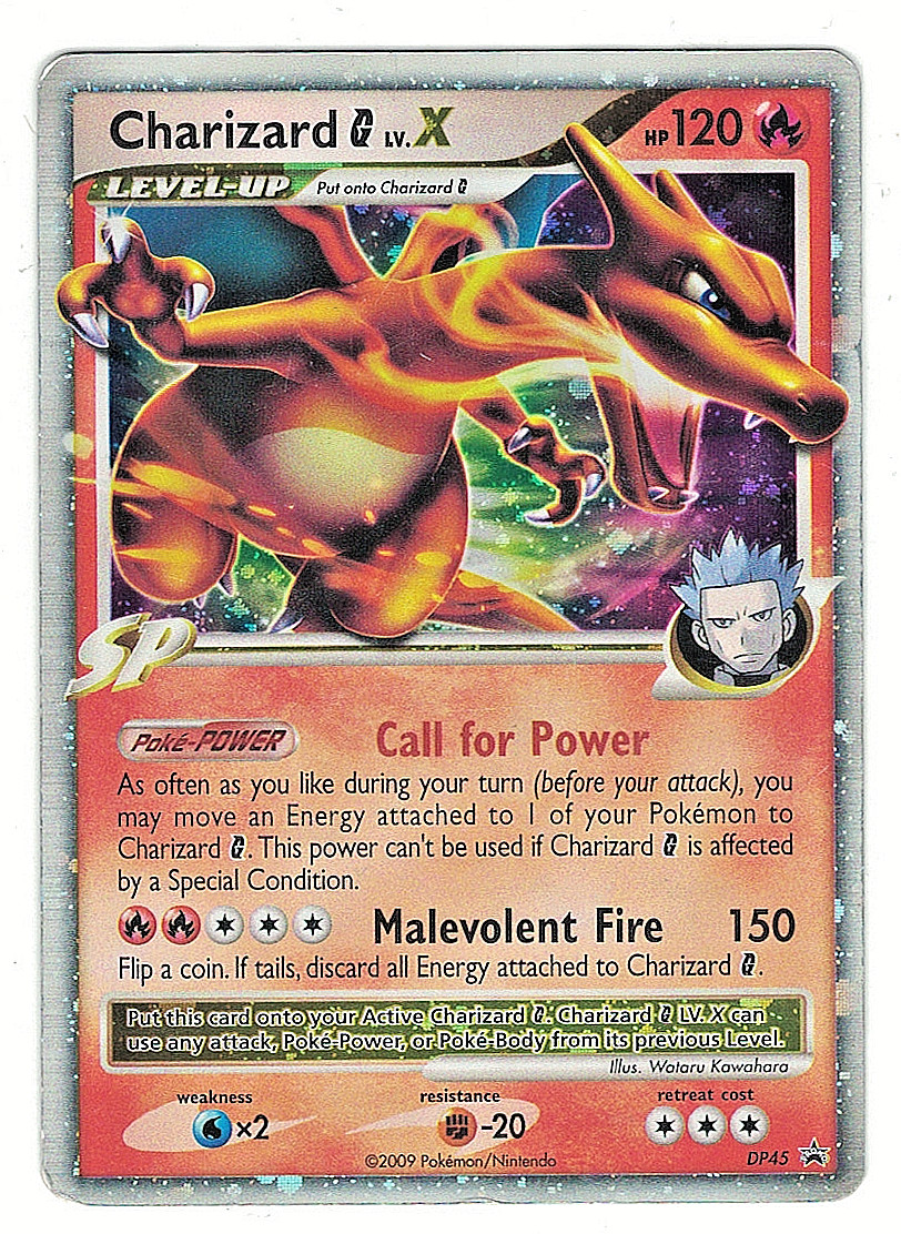 Charizard G LV.X 2009 Diamond & Pearl: Black Star Promo #DP45
