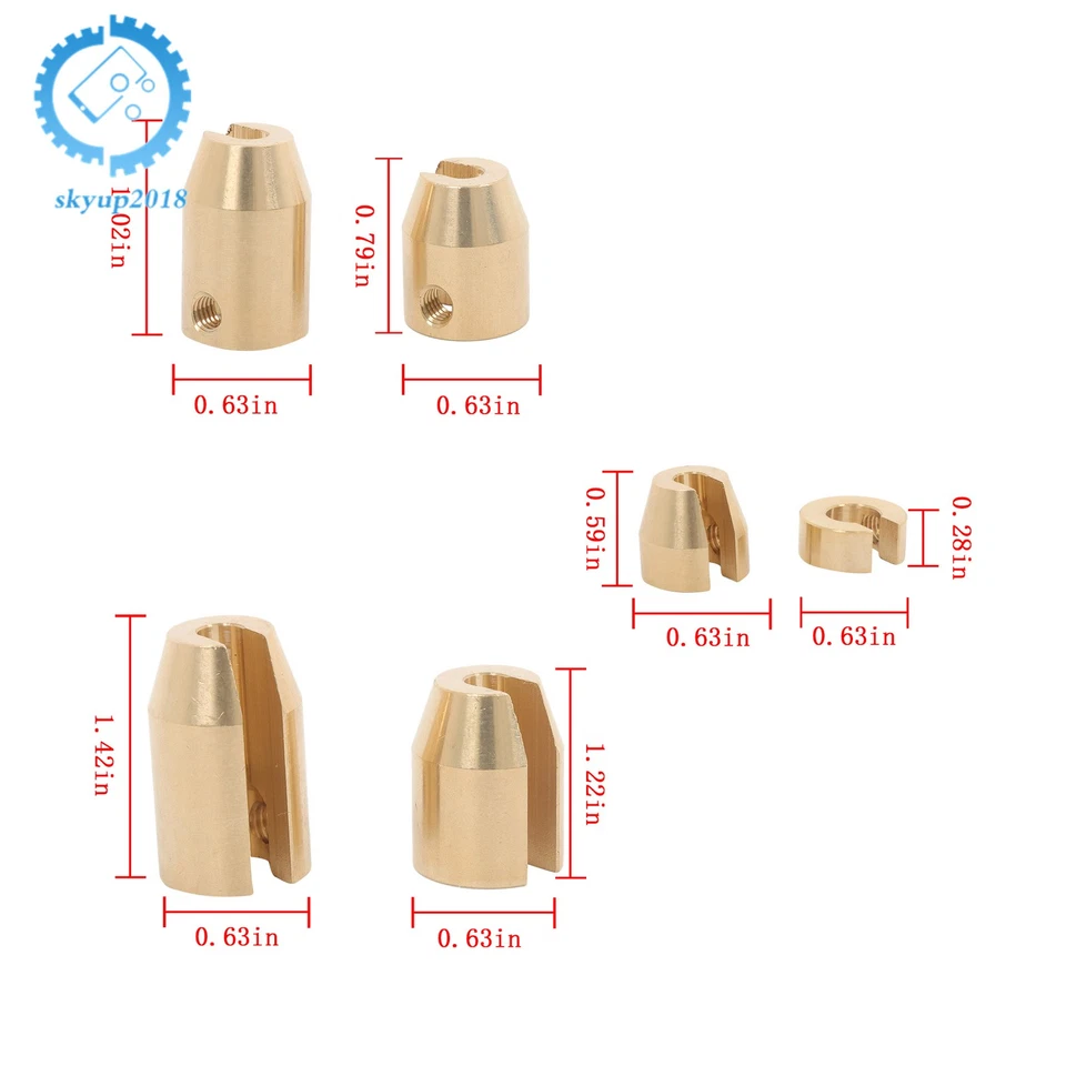 Paquete de 12 pesas de equilibrio de radios de rueda de latón reutilizables universales para motocicleta Foto 2 de 4