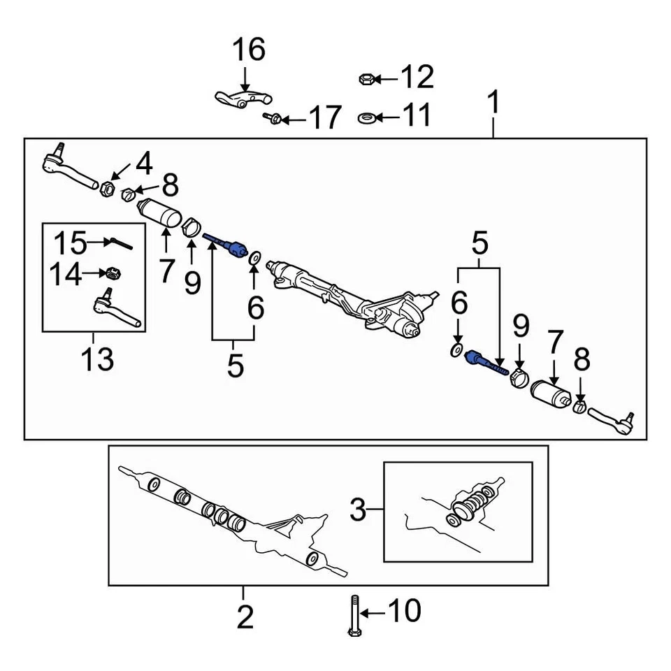 For Lexus LX470 2003-2007 Lexus 4504669205 Right Outer Steering Tie Rod End Foto 3 de 4