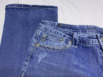 週末値下げ【美品】Crystar63BF-premier②【ClearBlue】 Womens MISS ME Relaxed Fit Bootcut Blue Jeans Sz 30