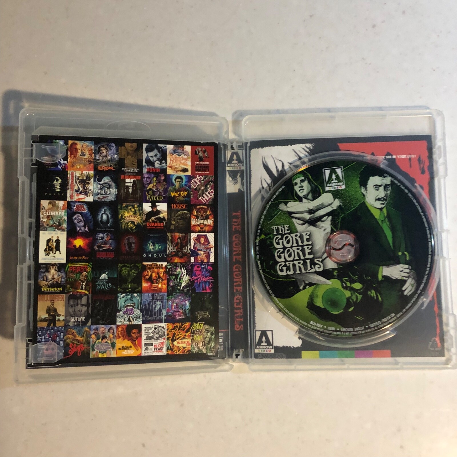 The Gore Gore Girls (Blu-ray, 1972, Arrow, includes This Stuff'll Kill Ya!)