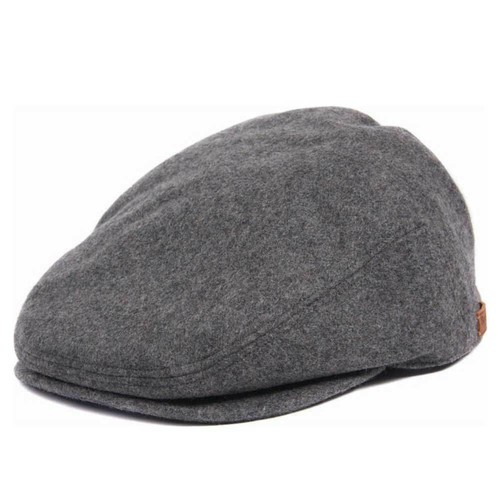 Barbour Mens Redshore Flat Cap Grey 