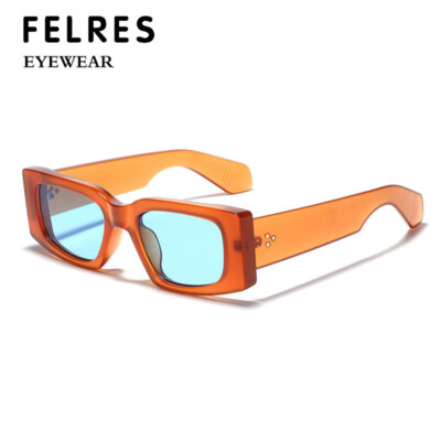 Retro Oval Sunglasses with UV Protection DUANHUI UV400 Protection Unisex Retro Oval Sunglasses, Gold  main image 2