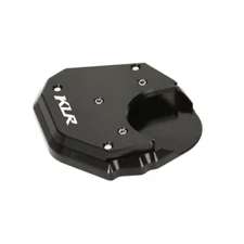Black Kickstand Side Stand Enlarge Enlarge Pad For Kawasaki KLR 650 2008-2023