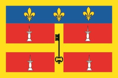 Aufkleber Le Mans Frankreich Flagge Fahne 8 x 5 cm Autoaufkleber Sticker